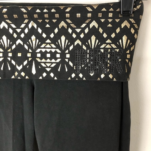 PINK by VICTORIA SECRET Black Yoga Pants Size XS - Picture 2 of 4